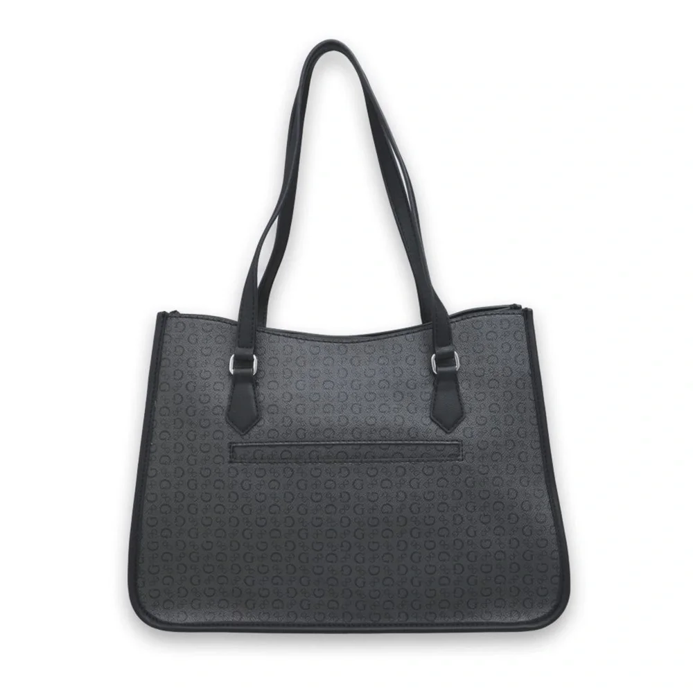 New GUESS Rosette Black Tote